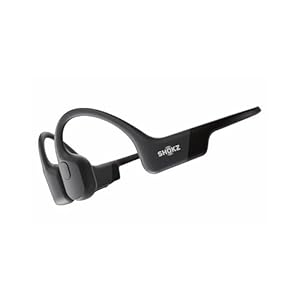 SHOKZ OpenRun Knochenschall Kopfhörer, Open-Ear Sport Bluetooth Kopfhörer mit Noise-Cancelling Mikrofon, IP67 wasserdichte kabellose Ohrhörer zum Laufen, 8 Std Spielzeit, USB-C, mit Sport-Stirnband