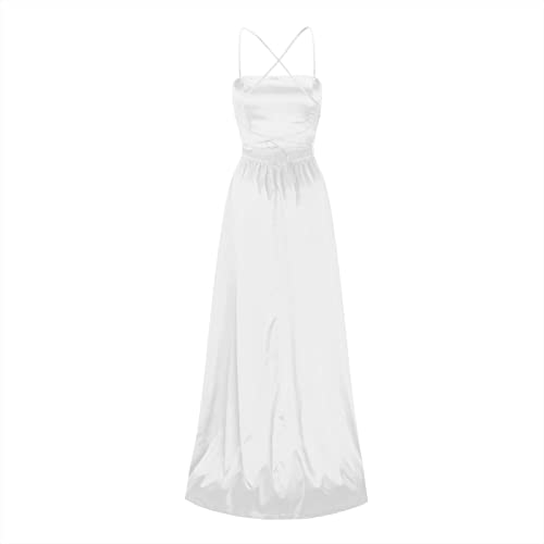 Robe de bal en satin d'exception avec dos long et poches chic