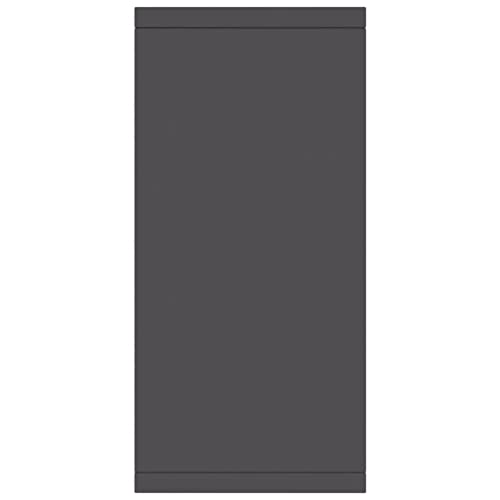 Vidaxl Sideboard Home Indoor Living Room Hallway Buffet Server Storage Side Cabinet Organizer Cupboard Furniture Gray Engineered Wood #TOP4