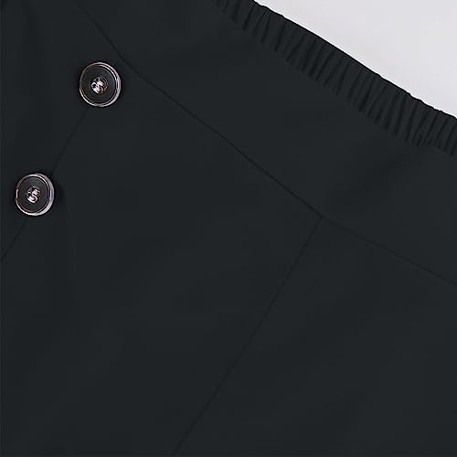 Womens Wide Leg Pants High Waisted Slacks Teacher Dress Pants Business Casual Office Work Pants Trousers with Pocket4