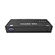 Ieron 4 PC auf 1 Monitor VGA Switch Box, VGA Switch 4 IN 1 Out VGA Audio Video Switcher Box, mit manueller Umschalttaste Full HD 1080P für Laptop, Fernseher, Projektor