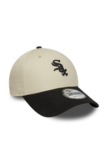 Casquette New Era 9Forty beige Chicago White Sox strapback ajustable en coton - 3