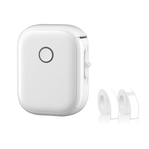 Mcnhbdgg Mini Impresora de Etiquetas P12 con Bluetooth, Máquina Portátil de Etiquetas Térmicas para Almacenar Códigos de Barras en la Oficina y el Hogar.