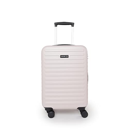 Image of Assembly Hard Shell Cabin Luggage 55 cms - Premium Polycarbonate Trolley Bag -20 Inches - Lightweight Cabin Bag for Flight -Desert Ivory