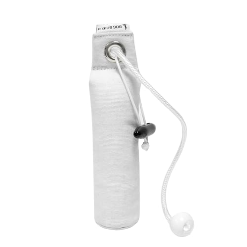 Dog & Field Puppy Training Dummies - White. 3.5oz Canvas Training Dummy for Puppies. Dog Retriever Training Dummy, Dog Training Bumper, Hunting Dog Accessories, Water Float Dummy