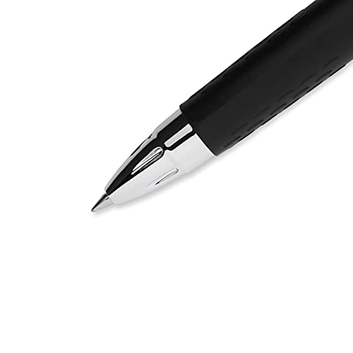 Uni-Ball Signo 207 Retractable Gel Pen, 0.5Mm Micro Point, Black, Pack Of 6 #TOP2