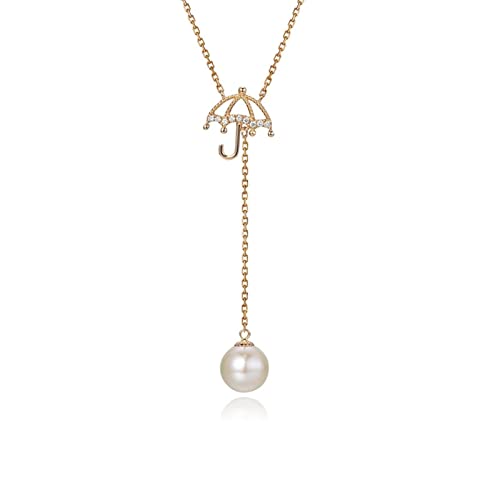 Collier de chaîne de Perles en or rose 18k pour sublimer les décolletés féminins