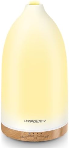 URPOWER Essential Oil Diffuser with 7 LED Color Changing Lights, ...