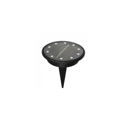 ORFOFE Lámpara Solar de Jardín con de Suelo Luz Blanca LED para Exterior Ahorro Energético Resistente Abs Fácil Instalación para Patio Césped y Caminos