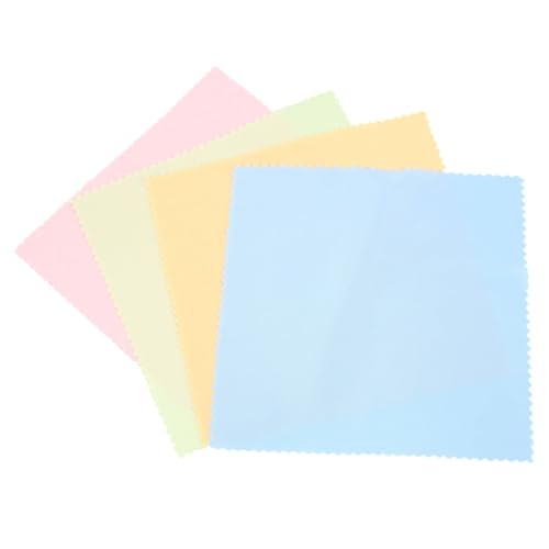 Kueohse 4 Microfibra PañO de Limpieza óPtico DVD Pantalla de Lente de CáMara LCD Toalla de Tela Limpia