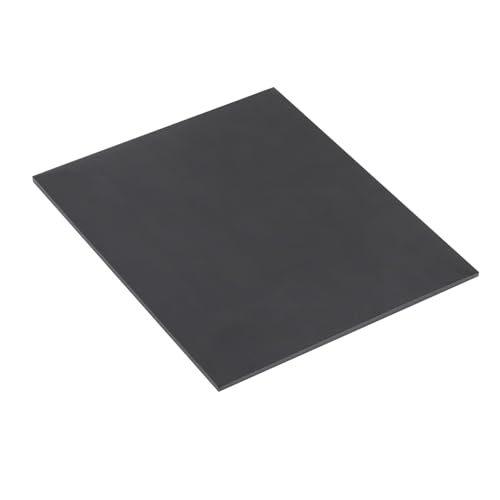 Image of Expanded PVC Plastic Sheet 7 /64 inch Thick, 5 inchx7 inch Lightweight Rigid Foam Sheet, [for Crafts Signage Displays Digital Screen Printing] - Black / 1 Pcs
