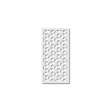 VIMA Saccharin Decorative Wall Art Panel - 48" L x 24" W x 3/8" H, White Color PVC Board Panel with Private Screen Fence Design for Home Renovation & Wall Decor