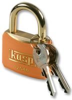 K12440YELA1 - Lucchetto di sicurezza, in ottone, 40 mm, colore: Giallo KA