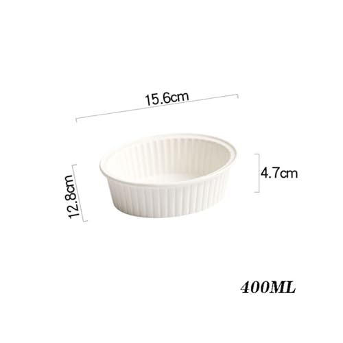Plat de lasagne céramique haute température 6.25" pour micro-ondes