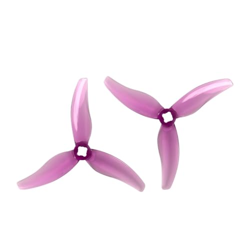 Accesorios 8ペア(8CW+8CCW) 3630 3.6X3X3 3ブレード PC プロペラ FPV フリースタイル 3.5インチ ドローン 2004 と互換性あり(8 Pairs Purple)