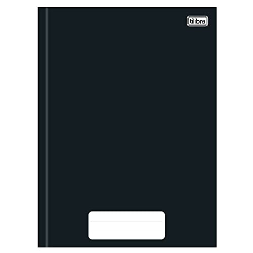 Caderno Brochura Capa Dura Universitário, Tilibra, Pepper, 20x27.5cm, 80 Folhas, 1 Matéria, Preto 1 21BRIm9C8IL