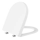 YEAUPE PRO Tapa WC Forma de D [LARGO], Tapa Inodoro Urea-formaldehído, Tapa...