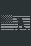 Hockey s American Flag Hockey: Heart Journal Notebook 6x9 inch 100pages