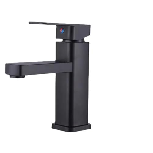 Torneira para Banheiro Monocomando Aço Inox 304, Design Moderno, Sistema 1/4 Volta, Misturador para Lavatório Alto Padrão