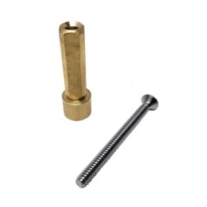 Facuet Stem Extension, Square Broach x 16PT Broach to Fit/Replace Gerber & Others