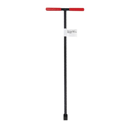 Image of HOMESTEAD 28 inch Water Meter Key - Steel T Handle, Water Key Shut Off Tool with U-shaped Head