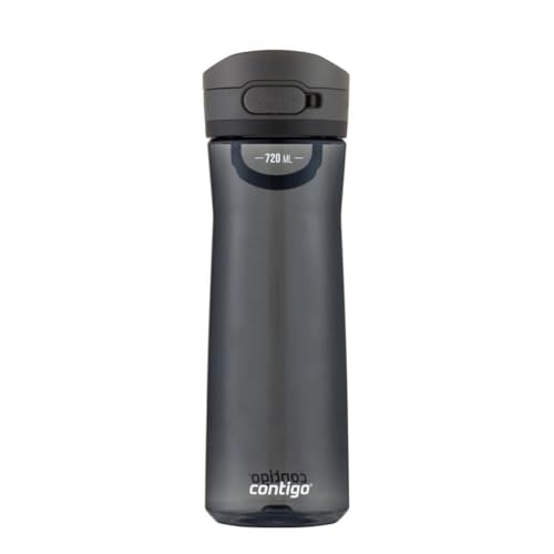 Contigo Jackson Trinkflasche, große BPA-freie Wasserflasche, 100% auslaufsicher und spülmaschinenfest, Outdoor Sportflasche für Fahrrad, Joggen, Wandern, Arbeit, Schule, 720 ml