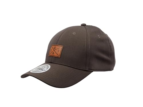 SABBOT Boné Liam de luxo, unissexo, de seda, elegante, leve e confortável, design moderno, ajustável, ideal para a cidade e o tempo livre, Castanho, Tamanho único