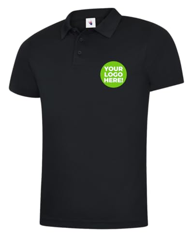 Galaxy Tees Workwear Personalised Performance Polo Shirt wit
