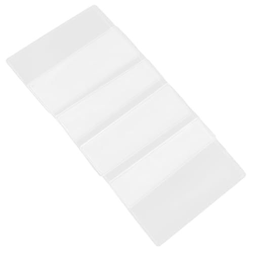 Supvox 5 Stück Transparente Visitenkartenhüllen aus Hartplastik...