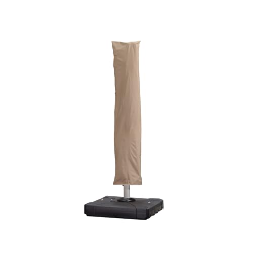 Image of PURPLE LEAF Outdoor Cantilever Umbrella Cover Easy Setup M Size Beige