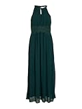 Vila Damen Vimilina Halterneck Maxi Dress Noos Kleid, Scarab/Detail:Elastic,34