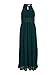 Produktbild Vila Damen Vimilina Halterneck Maxi Dress-Noos Kleid, Scarab/Detail:Elastic,36