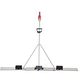 Power Concrete Screed Vibratory Kit Concrete Finishing Tool with 6ft Boards, Cordless Electric Screed Cement Finishing Vibrating Machin, Concrete Surfaces Leveling Tamper Ruler