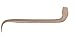 Ampco Safety Tools S-1004B Offset Screwdriver, Non-Sparking, Non-Magnetic, Corrosion Resistant, 1/4"