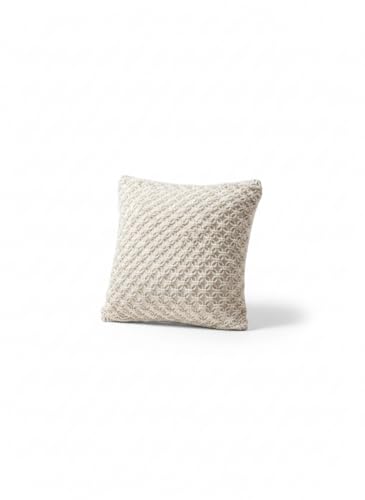 Image of Beautifull and Luxurious Handmade 100% Cotton Macrame Cushion Cover 16 inchx16 inch inch in Natural White Colour | Boho Cushion Cover in Premium Canvas Duck Fabric (2, WDM478)