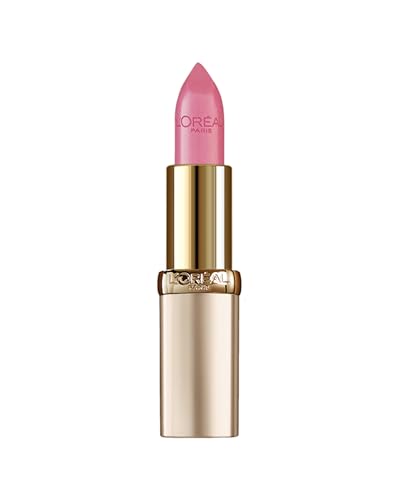 L'Oréal Paris - Rouge à Lèvres - Soin Hydratant - Texture Fondante - Couleur Intense et Fini Satiné Lumineux - Color Riche Satin - Rose Tendre (303)