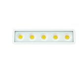 JOCCOS Wasserdicht IP67 LED Flutlicht 50W Outdoor 220V Weiß oder Schwarz Projektor Lampen Landschaft Garten Straße COB Strahler (Color : Cold White, Size : 5COB 50W)