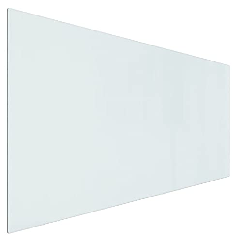 vidaXL Placa Resistente al Fuego contra Incendios Panel Protección contra Chispas Suelo Base Tablero de Vidrio para Chimenea Rectangular 120x60 cm