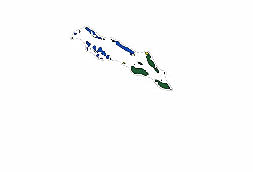 Akachafactory Autocollant Sticker Vinyl Voiture Moto adhesif Carte Drapeau iles Salomon