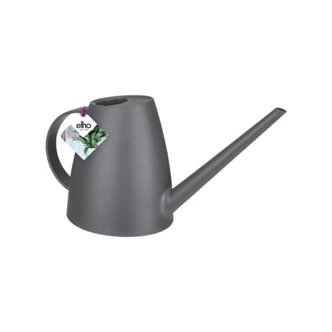 Elho Brussels Watering Can 33 - Watering Can Indoor - Ø 33.0 x H 17.0 cm - Black/Anthracite Cover