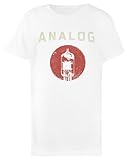 Wunderbar Für Geschenke Vacuum Tube Analog Distressed Kinder-T-Shirt Aus Baumwolle, Weiß, Kind