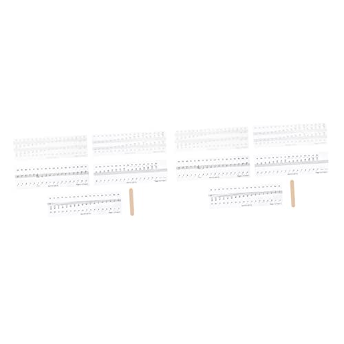 BESTonZON Beginner Piano Learning Tool 2 Sets Piano Keyboard Sticker Decals Easy to Read Design