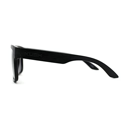 Premium Kush Polarized Woodgrain Horn Rim Sunglasses4
