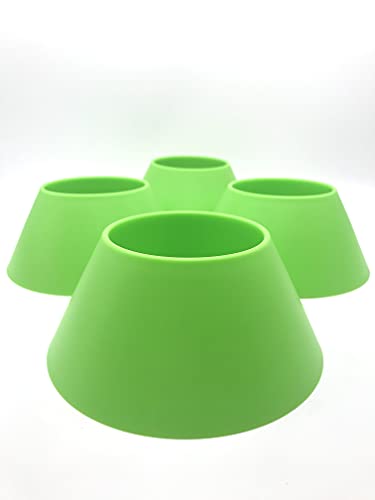 Portavasos juego de 4 color verde lima miniatura 2