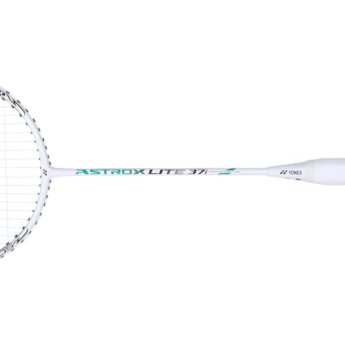 Image of Yonex Astrox Lite 37i Strung Badminton Racquet, Lightweight, High Flex, Fast Swing Power and Control, for Beginners and Intermediate Players (Pearl White, 5U4)
