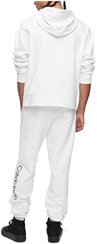 Image of Calvin Klein Men's Relaxed Fit Logo French Terry Hoodie