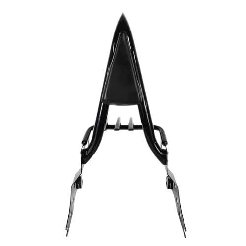 Dossier passager amovible noir pour moto Harley Softail Breakout et Fat Boy