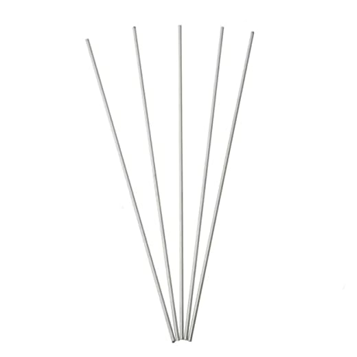 5 tubos rectos de acero inoxidable 304, diámetro exterior de 2 mm x 1,6 mm diámetro interior, longitud de 250 mm tubo capilar de acero inoxidable