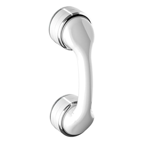 Tuxxjzm Mango de ducha, asas de succión para ducha, bañeras sin taladrar, agarre para personas mayores, mango de seguridad extraíble, fácil de instalar con ventosa