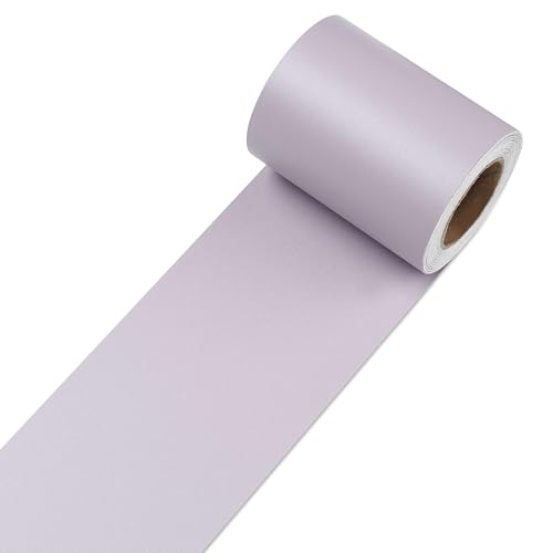 Decotalk 7.6X600cm Lila Selbstklebende Bordüre Verdickt Klebeband Rolle Einfarbig Hautfreundlich Wasserfest und Selbstklebend für Schlafzimmer Wohnzimmer Küchen Wallpaper Border Abziehen&Aufkleben